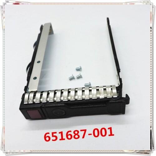 100pcs NEW 651687-001 2.5" Hot-Swap SAS SATA Hard Disk Drive Caddy for G8 Gen8 server , New retail, with screws