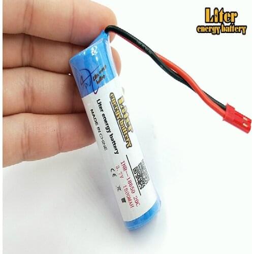 3.7V 1800mAH Remote control helicopter aircraft cylindrical lithium battery 3.7V 1800mAH 15C discharge lithium iron 18650