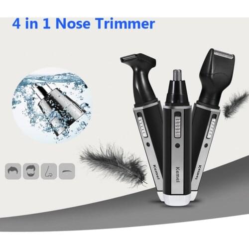 4 in 1 Professional Electric Nose Trimmer Hair Cliper Razor Ear Beard Shaver Cutter Personal Care Tools For Men Multifunctional