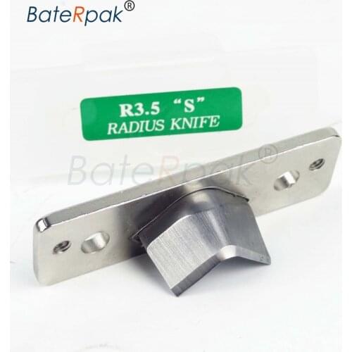 BateRpak R3.5mm/R6mm/R10mm/D6 hole/D21 semicircle/C15,S-100/S-200 Calender/books Corner cutter knife,corner cutter dies