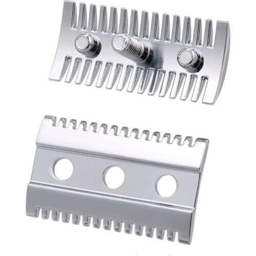 Double Edge Shaving Safety Razor Open Comb Head Male Safety Razor Head Shaving Tool Barber Home Use