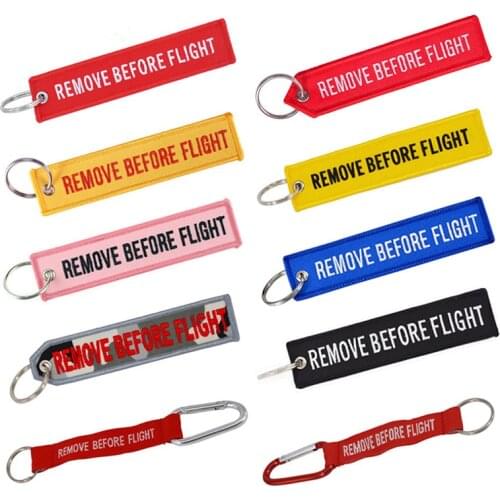 Remove Before Flight Aviation Gifts Key Tag Key Chain for Motorcycles Scooters and Cars Key Fobs OEM Keychain Jewelry