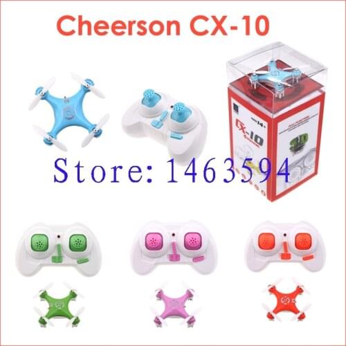 Cheerson CX-10 CX10 2.4G RC Quadcopter Toy Helicopter 4 Channel Mini Helicopter