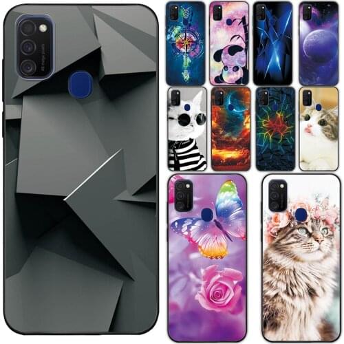 For Samsung Galaxy M21 Case Coque 6.4" Silicone Phone Cover For Samsung M21 m21 Cool Fashion Shell For Samsung M21 Soft TPU Case