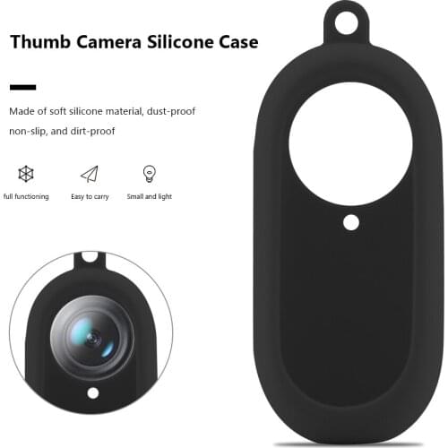 Thumb Anti-Shake Camera Case Sports Video Digital Sport Action Cam Silicone Protective Cover for Insta360 Go2 Camera Protecto