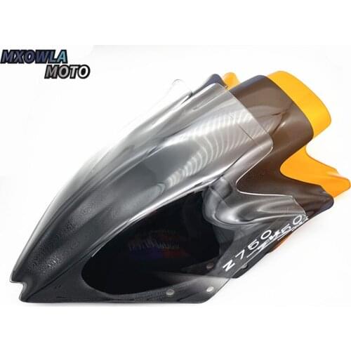New Generation Screen Windshield Windscreen Fit For Z750 Z750R Z 750 2008 2009 2010 2011 2012 Black Wind Deflector