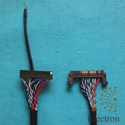 FI-R51HL Universal LVDS Cable Double 8bit 55cm Right Power for Samsung LG 32''-55'' LCD TV Monitor