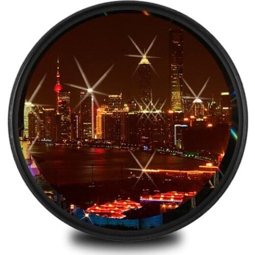 Starburst Effect Filter Star Starlight Lens Eight-line Link Cross Camera Filter SLR Accessories