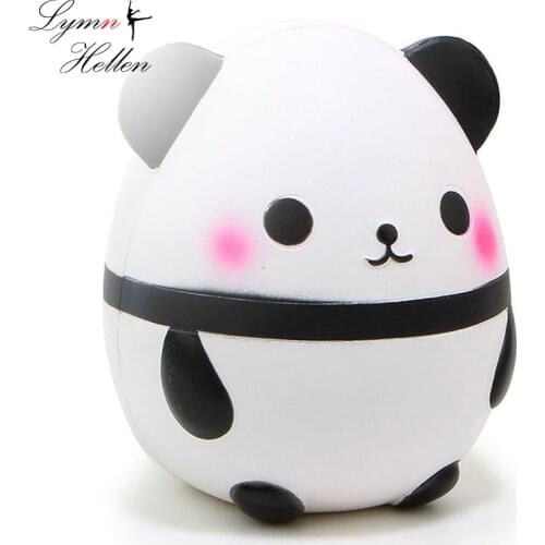 Kawaii Panda Egg Squishys Antistress Jumbo Slow Rising Animal Charms Decompression Kids Toy Anti-stress Squishy Stress Relief