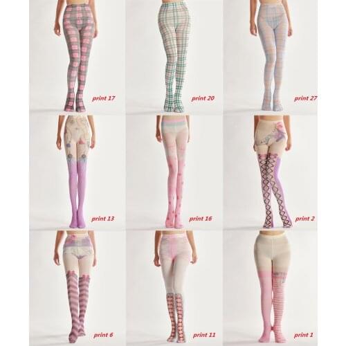 2020 New Designs High Quality Flexiable Print Tights Fashion Paint Pattern Pantyhose Soft Winter Colorful Stockings For Womens