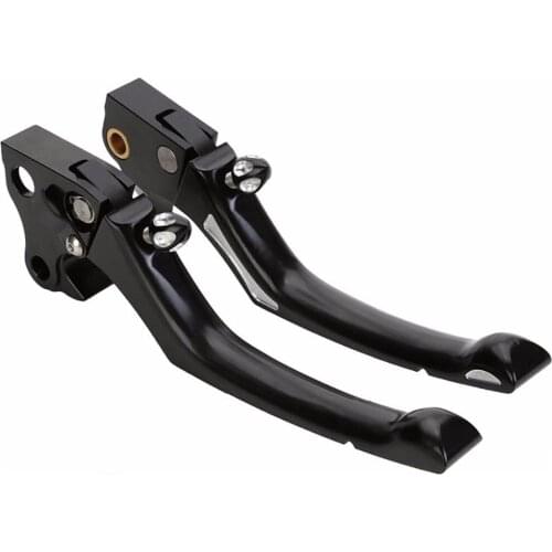 Motorcycle CNC Regulator Clutch Brake Lever Set Aluminum for Harley Sportster 883 1200 XL 2004-2013, Black