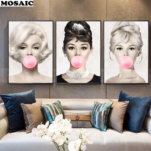 3pcs 5d Diamond Painting Full Square/round Drill Character Diamond Embroidery beauty Woman Picture Of Rhinestones Diamond Art