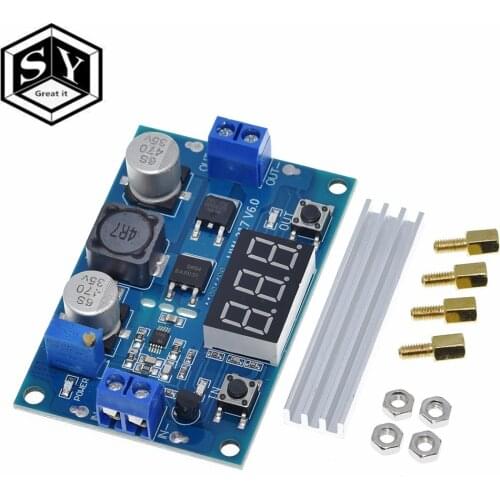 1PCS Great IT DC DC-DC 3~35V to 3.5~35V LTC1871 Booster step up Step-up module Converter Regulated Power Supply+VoltMeter