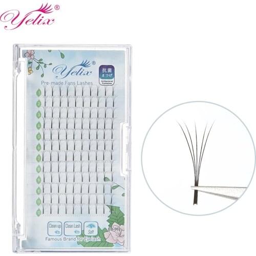Yelix eyelashes 12Lines premade volume fans 2D/3D/4D/5D/6D russian volume eyelash extensions Premium individual lashes extension