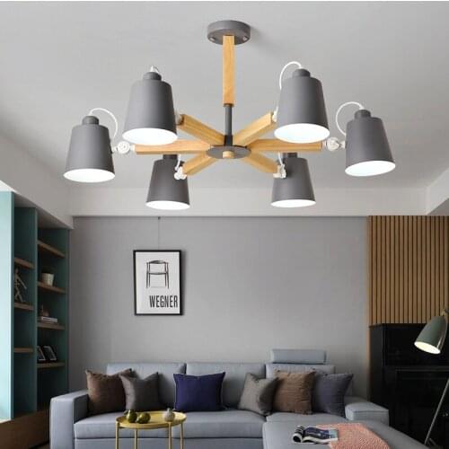 Pendant Lights Modern Wood Pendant Lamp Nordic light For Cafe Restaurant Bedroom Hanglamp Kitchen Colorful Suspension Luminaire