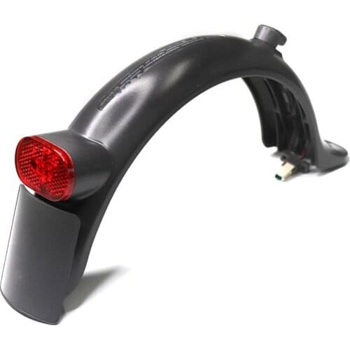 Electric Scooter Universal Rear Fender Mudguard Tag with Hook and Tail Lamp for Xiaomi M365 Pro Pro2 S1