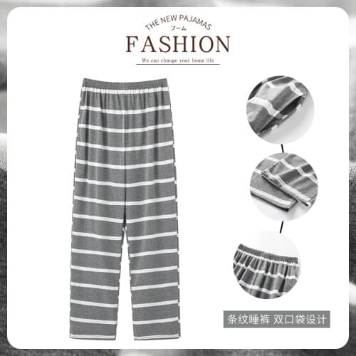 Casual Loose Mens Cotton Pijama Shorts Summer Sleepwear Soft Sleep Bottoms Pajama Leisure Nightwear Underpants Out Wear