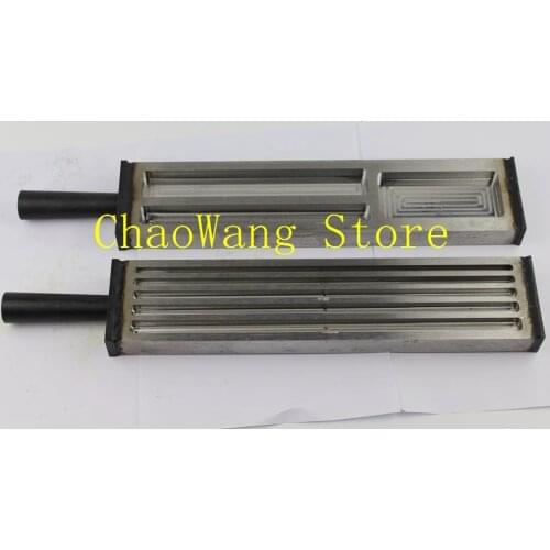 Jewelry tools 8-slot Wire Ingot Mold steel trough strip ingot mold for silver gold bar