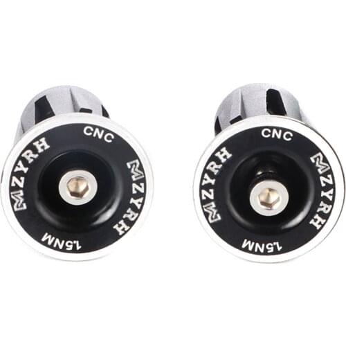 Mountain Road Bicycle Bike Handlebar End Plugs Caps - 1 Pair - Various Colors