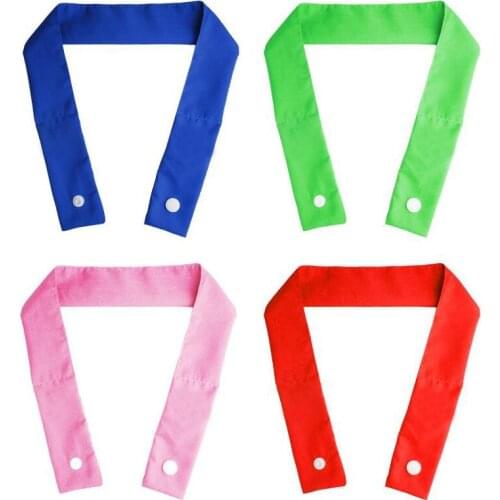 1Pack Summer Ice Neck Cooler Scarf With Button Super Cool Cooling Headband Ice towel cool scarf Arm Cooler towel