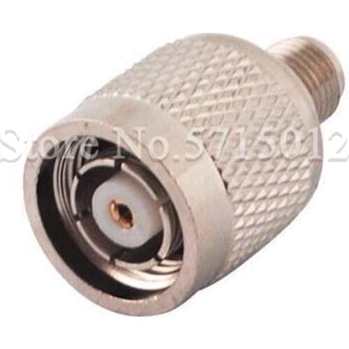 2Pcs RP-TNC Male Internal Thread Turn SMA Famale Head External Thread Nickel Plating Connector Converter RF Adaptor