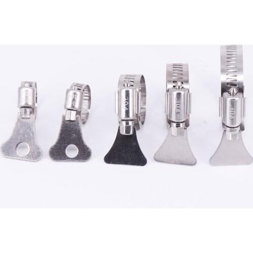 5/10pcs/lot all size Stainless Steel 304 Worm Drive Hose Clamp - Fuel Pipe Tube Clips water