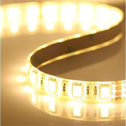 5M/Roll 5050 60led/m 24VDC IP65 soft strip light ,led tape light for outdoor use and decoration ,suspended strip,cabinet strip