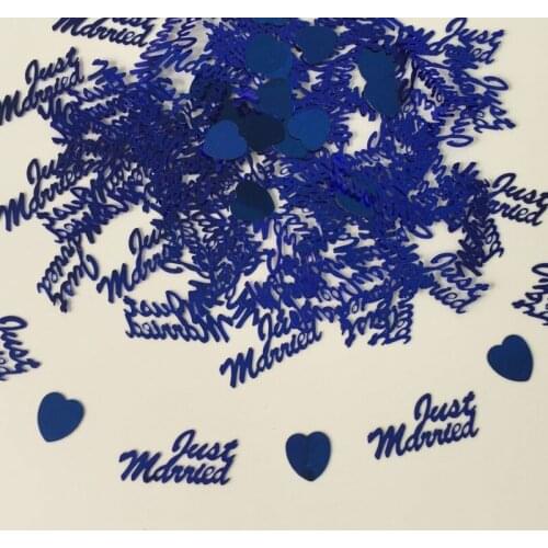 60g Table Party Scatters Confetti Gold Silver Just Married Wedding Decoration Favor