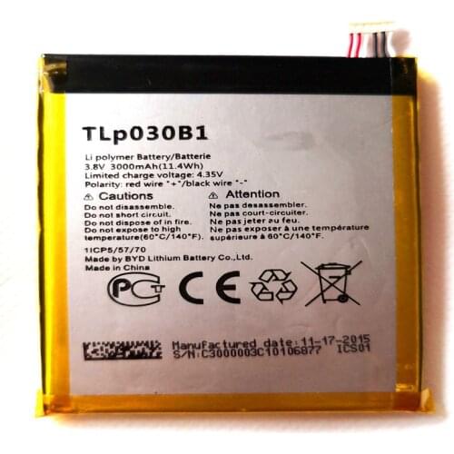 3000mAh TLp030B1 cell phone battery For Alcatel One Touch S7 / 7045Y / 7045D / 7045A / Flash 2 / 7049D with Tools