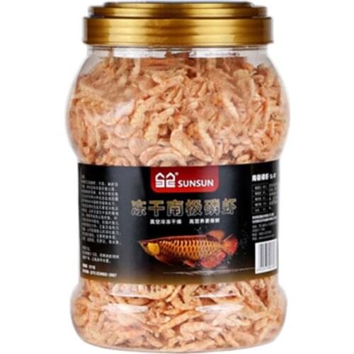 Aquarium Tropical Fish Foods Turtle Arowana Feeding Freeze Dried Shrimp Healthy Dropshipping