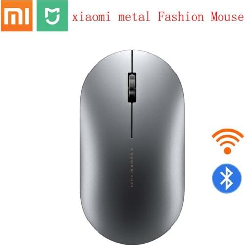 Xiaomi Mi Wireless Mouse Bluetooth Mouse Mi fashion Game Mouses 1000dpi 2.4GHz WiFi link Optical Mouse Mini Metal Portable Mouse