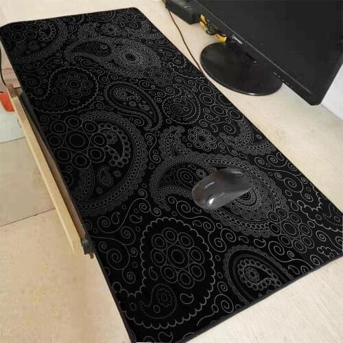 XGZ Black Creative Gaming Mouse Pad Large Portable Table Mat Carpet Game Pad Mouse Pad and CSGO Desk Pad 30X80CM Desk Mat