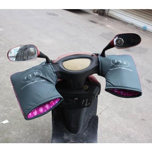 For Scooter thick waterproof gloves weatherization