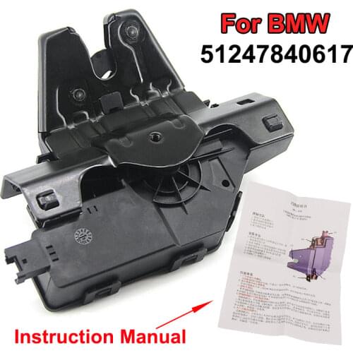 Rear Trunk Hatch Deck Lid Power Lock Electric Latch Actuator 51247840617 For BMW E46 E60 E63 E82 E88 E90 E92 Z4