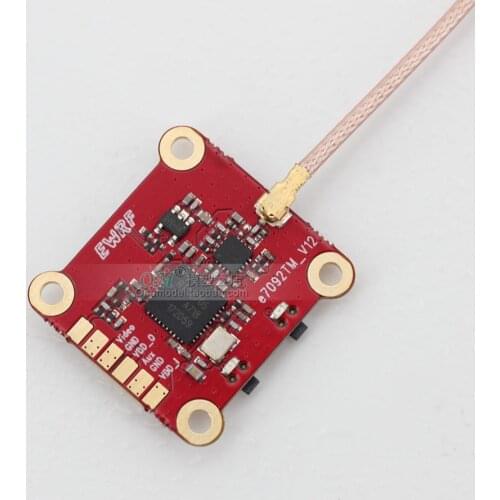 M./-WRF 7092TM Pro 5.8G 40CH 25/200/500mW Adjustable U.FL FPV Transmitter Pitmode OSD Configuring VTX for RC Drone Spare Part