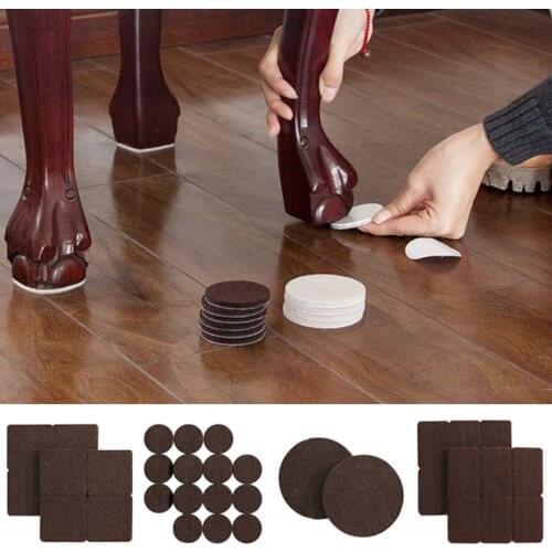 Multifunction self adhesive Felt Table Chair Mats floor protectors furniture sofa table chair feet floor non-slip mat sticky pad