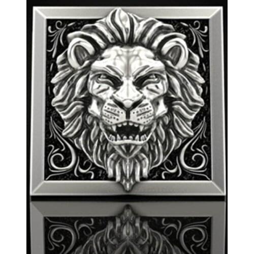 Mens Combination Rings Secret Kingdom Lion King Gift Ring Hip Hop Jewelry Punk Viking Rings