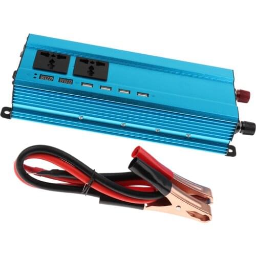 Brand New Durable Power Inverter Display 24V DC 220V AC Sine Wave Converter