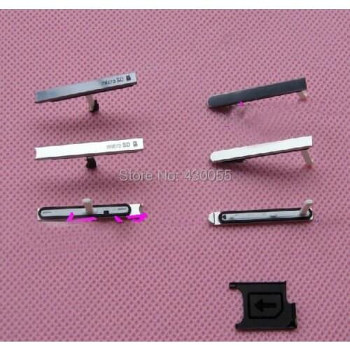 New Ymitn Housing For Sony Xperia Z2 L50T L50U USB Charging Micro SD Card+SIM Card Port Plug Block Cover Case + SIM Card Slot