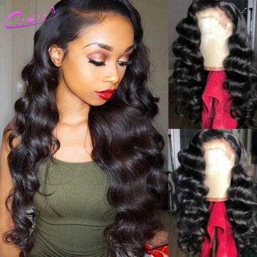 13x4 Loose Wave Lace Front Wig Pre Plucked Loose Wave Wig 4x4 Lace Closure Wig Human Hair 30 32inch Lace Front Wig Brazilian Wig