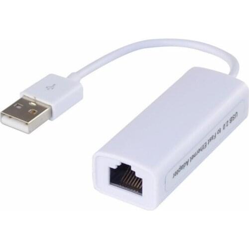 USB 2.0 to Ethernet Adapter 10/100M RJ45 Female Cable Network Ethernet Lan Card For Tablet PC/Mac Book