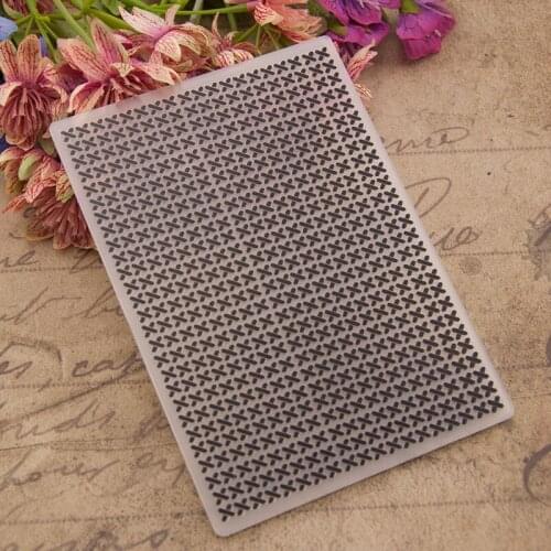 Cross stripes Plastic Embossing Folders for DIY Scrapbooking Paper Craft/Card Making Decoration Supplies D009