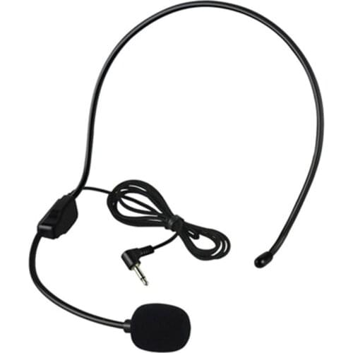 Portable 3.5MM Wired Microphone Headset Studio Conference Guide Speech Speaker Stand Headphone For Voice Amplifier JR Deals