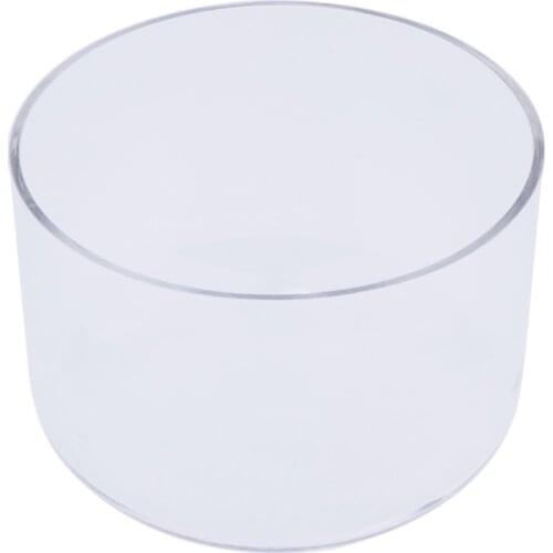 Clear Crystal Singing Bowl C Note ( Chakra) 6-inch for Meditation