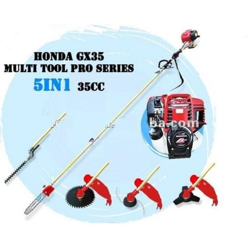 PROFESSIONAL GX35 4 STROKE 35CC ENGINE 5 IN 1 LONG REACH PRO MULTI TOOL BRUSH CUTTER WHIPPER SNIPPER