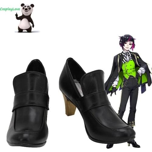 Twisted Wonderland Diasomnia Lilia Vanrouge Black Cosplay Shoes Long Boots Newest Custom Made For Female Male CosplayLove