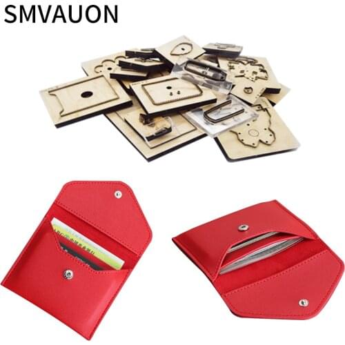 SMVAUON 2020 DIY Fashion Handpackage Steel Mold Cutting Mold Wood Dies Leather Tools Wooden Die Cutting