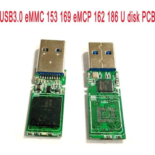 USB3.0 eMMC 153 169 eMCP 162 186 U disk PCB NS1081 main controller without flash memory for recycle emmc emcp chips