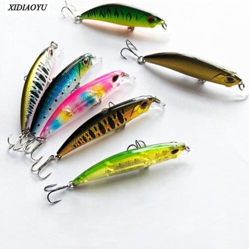 XIDIAOYU New product 6 Colors 60mm 4.5g Hard Bait Small Minnow Crank Fishing lures Bass sinking fishing lures