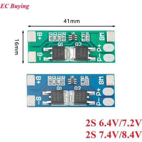 2S 6.4V 7.4V 8A Lithium Iron Phosphate Battery Protection Board PCB BMS LiFePO4 Li-ion Charging Balance Charger Protect Module